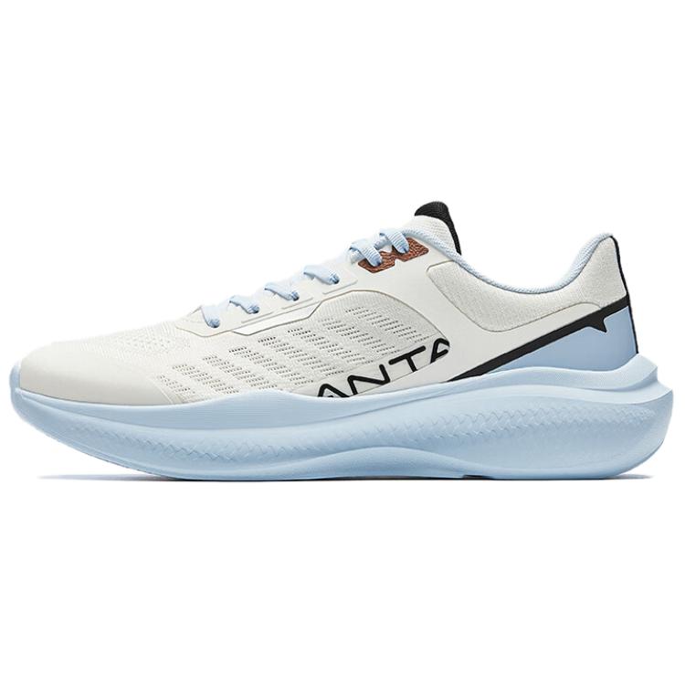Anta Anti Slip Wear Resistant Low Top Training Shoes Men's White Blue