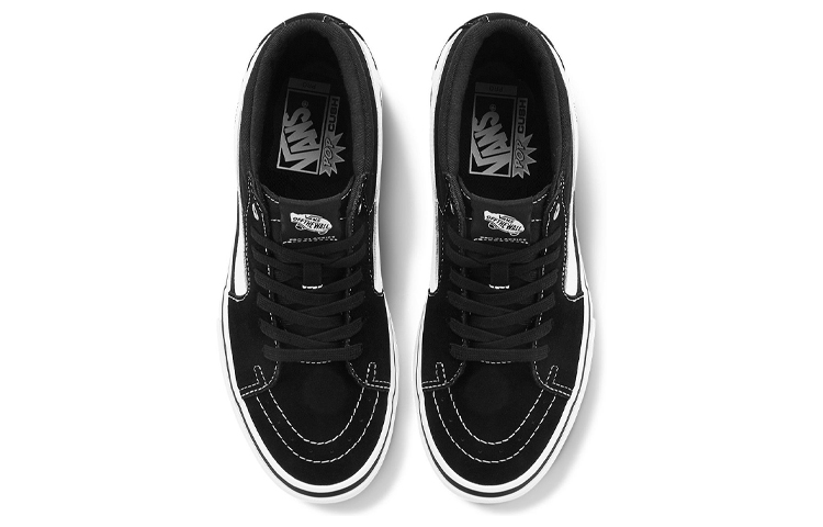 Sk8 Vans-Mid Pro 'Black White' купить в интернет-магазине Yoocart с быстрой доставкой по России.