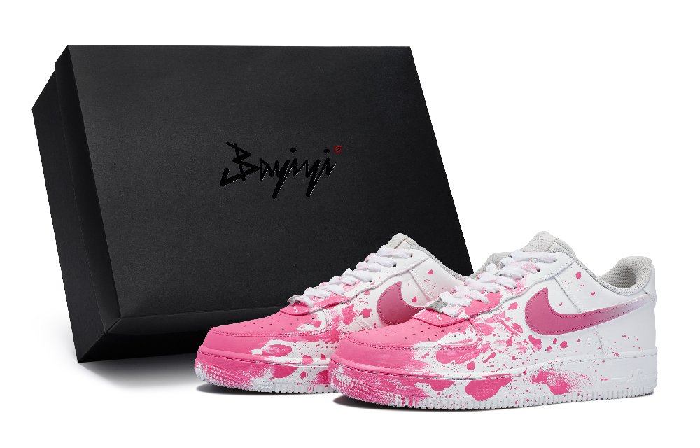 Nike Air Force 1 Skateboard Shoes Women's Low-Top Pink/White