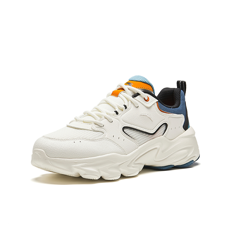 Anta Cushioning Wear-Resistant Low-Top Casual Shoes Men's White Blue Black купить в интернет-магазине Yoocart с быстрой доставкой по России.