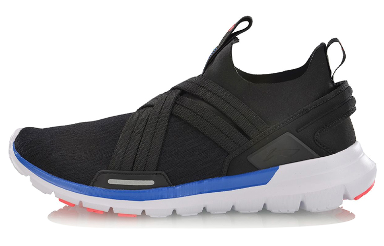 LINING Spirituality Running Shoes Women's Low-Top Standard Black/Standard White/Flashing Red/Turkey Sea