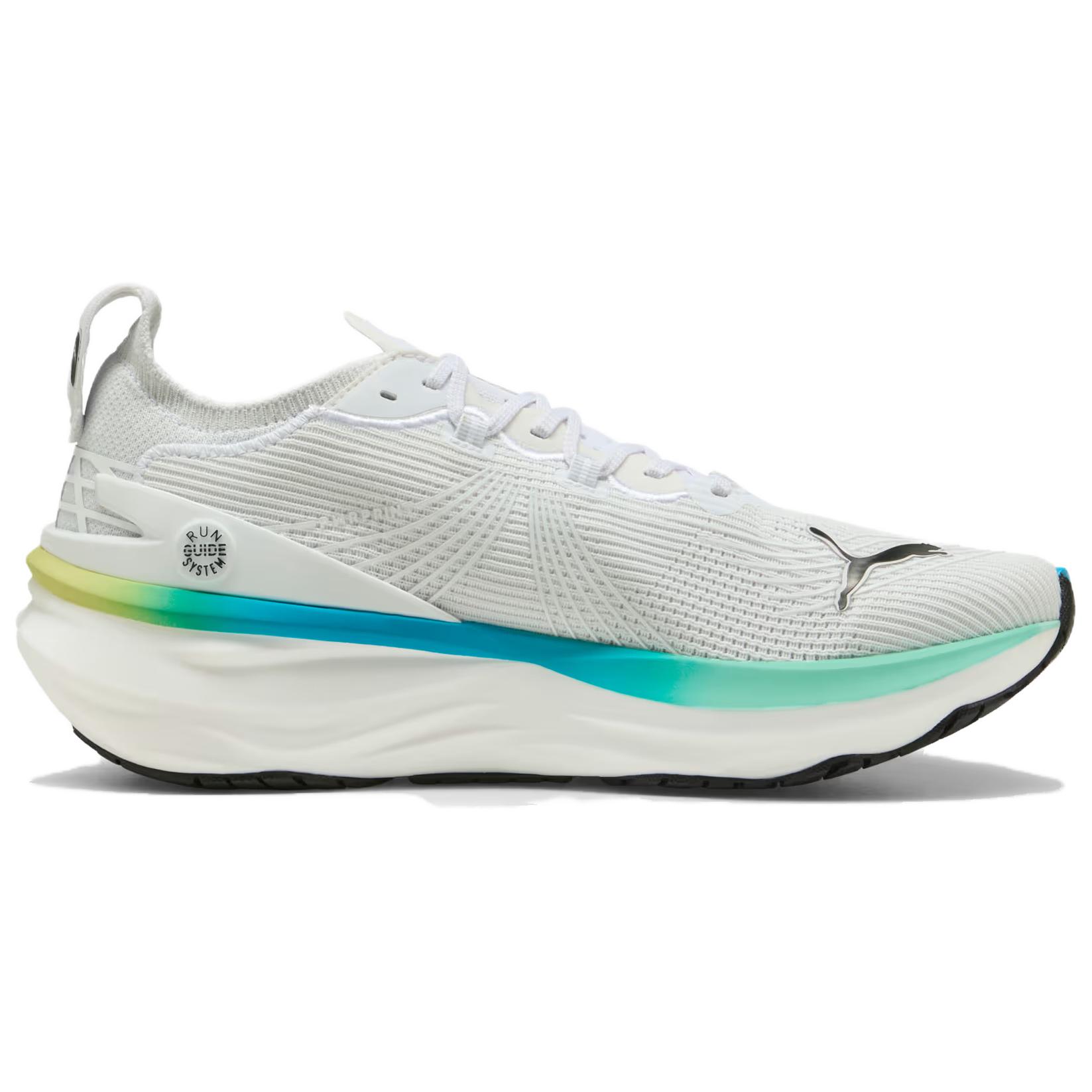 PUMA ForeverRun NITRO™ II Abrasion Resistant Low top Casual Running Shoes Men's White Blue