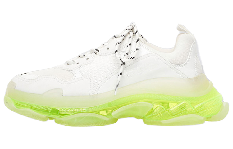Balenciaga Triple S Clear Sole White Fluo Yellow Women's