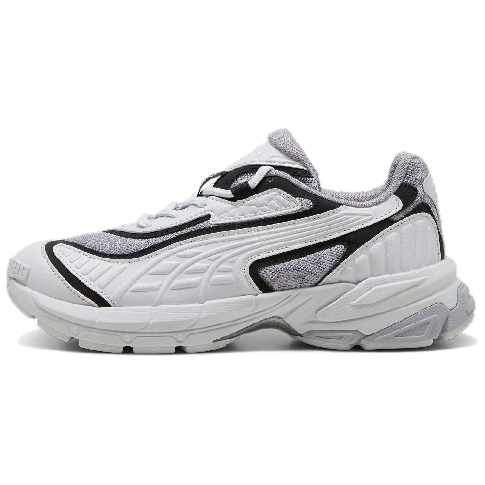 PUMA Velophasis Anti Slip Wear Resistant Low Top Running Shoes Unisex White Black