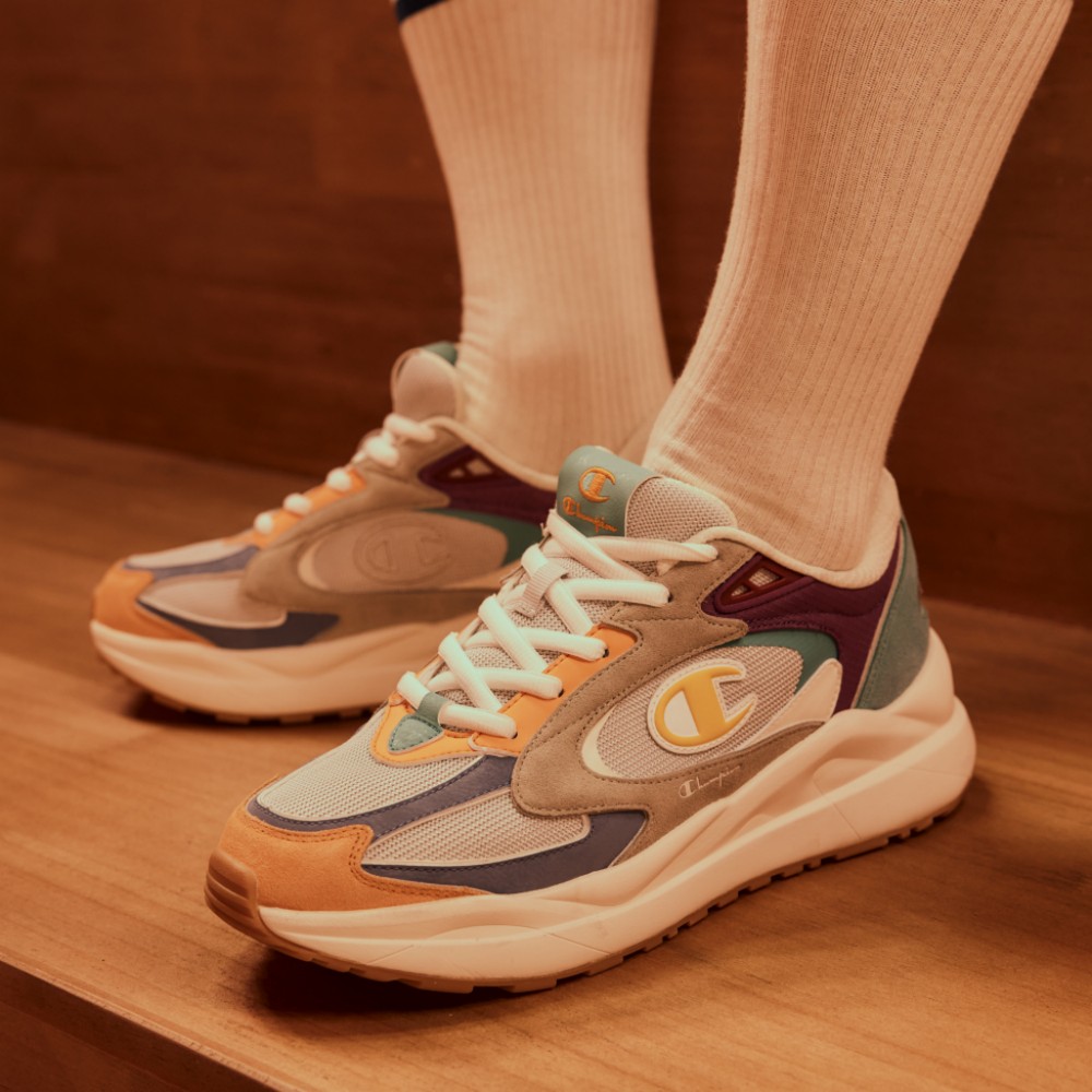 Champion Chunky Sneakers Men's Low top Papaya Smoothie/Stone Gray