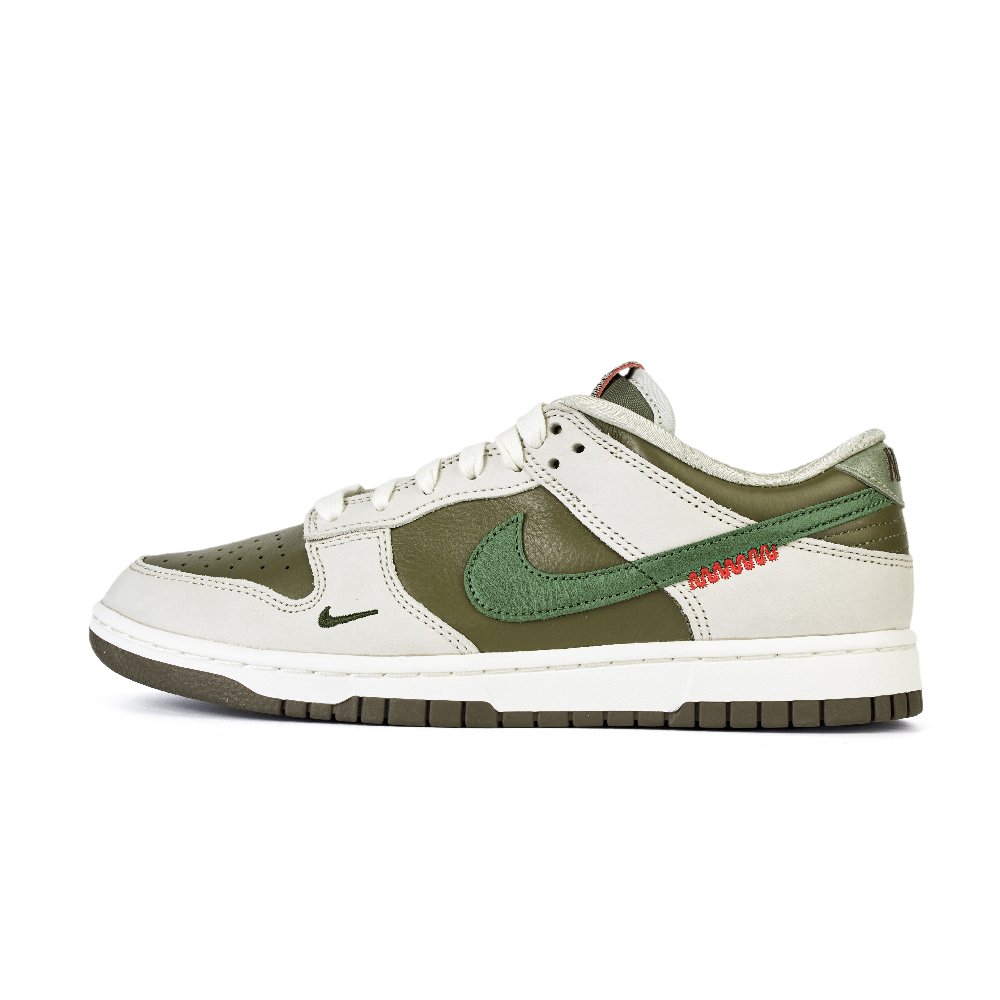 Nike Dunk Anti-Slip Wear-Resistant Low-Top Skateboard Shoes Unisex White Green