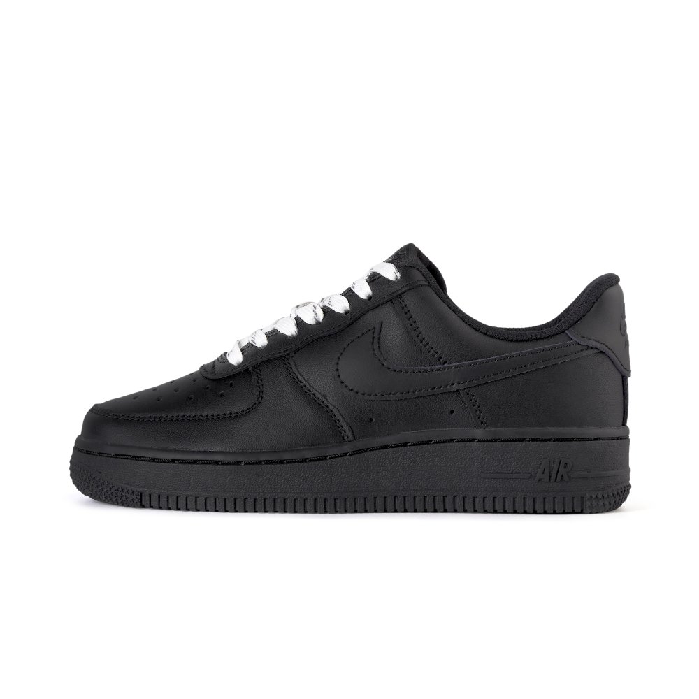 Nike Air Force 1 Low Top Skateboard Shoes Unisex Black
