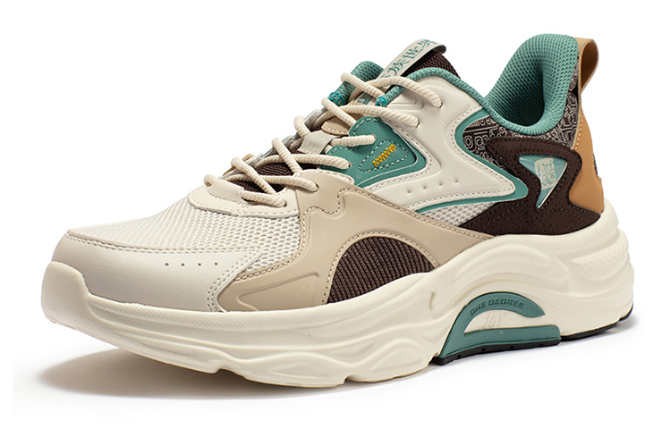 361° Spiritual Eye 4.0 Low-Top Casual Shoes Men's Beige Green купить в интернет-магазине Yoocart с быстрой доставкой по России.