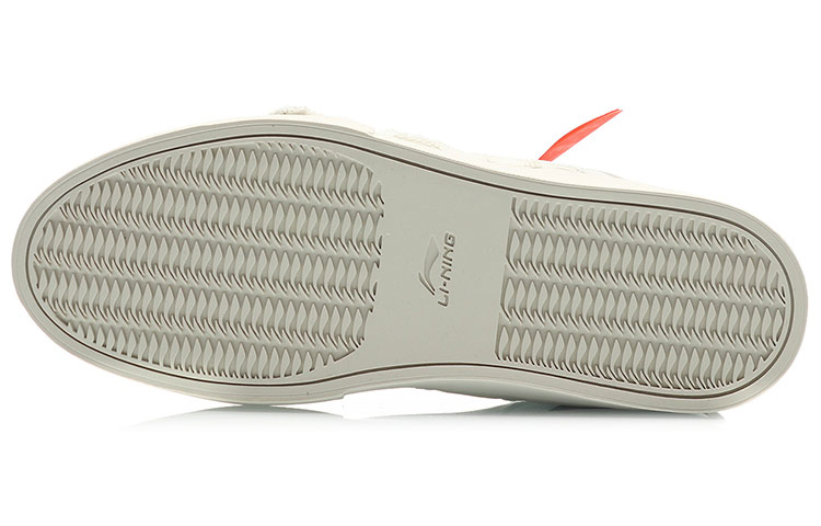 LiNing Abrasion Resistant Balance Breathable High top Skateboard Shoes Men's White купить в интернет-магазине Yoocart с быстрой доставкой по России.