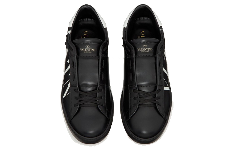 Valentino Women's Open Low 'Logo Print - Black'