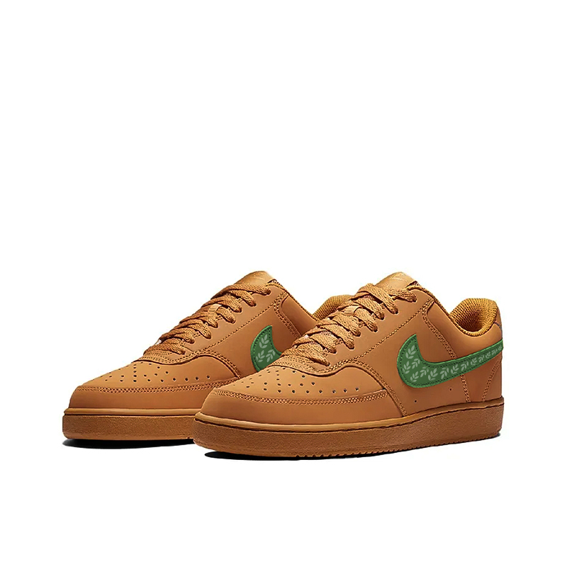 Nike Court Vision Coverage Cushioning Wear-Resistant Low-Top Skateboard Shoes Unisex Wheat Green купить в интернет-магазине Yoocart с быстрой доставкой по России.