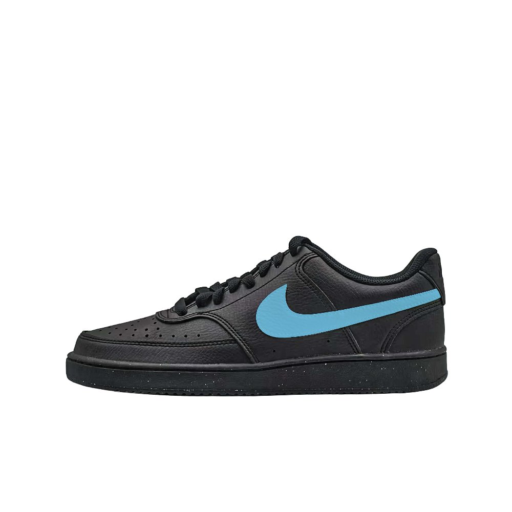Nike Court Vision Lightweight And Breathable Low-Top Skateboard Shoes Unisex Black Blue
