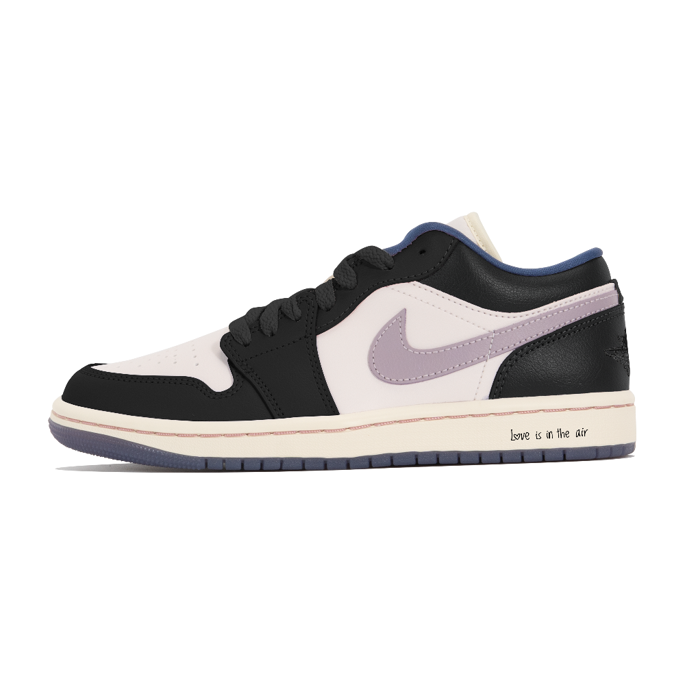 JORDAN Air JORDAN 1 Vintage Basketball Shoes Women's Low Top Pink