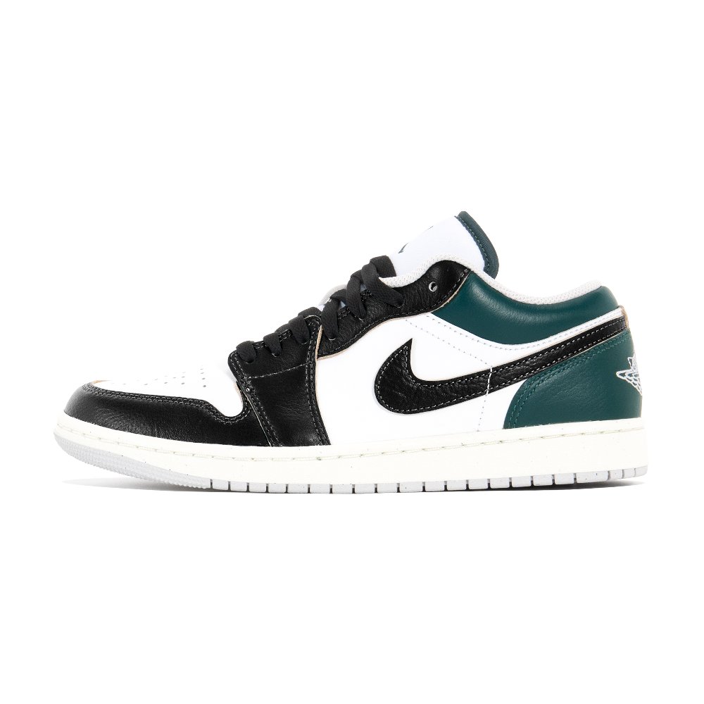 JORDAN Air JORDAN 1 Vintage Basketball Shoes Men Low Top White/Green/Black