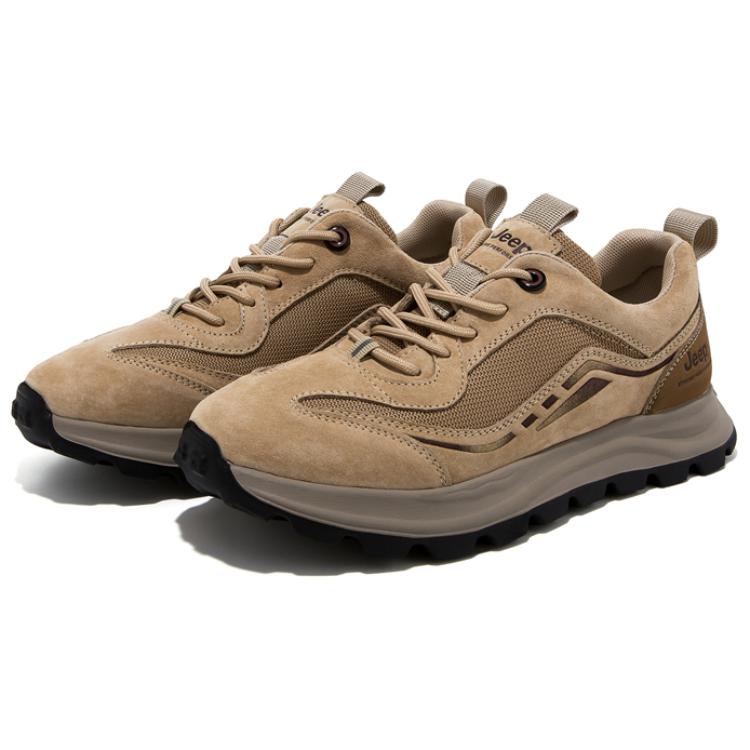 Jeep Wear-Resistant Low-Top Trekking Shoes Men's Sand Yellow купить в интернет-магазине Yoocart с быстрой доставкой по России.