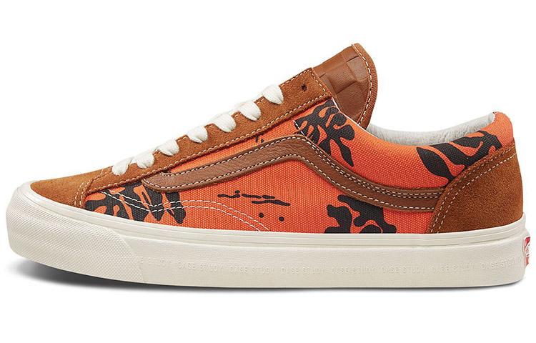 Vans Style 36 Modernica Orange Hawaiian Print