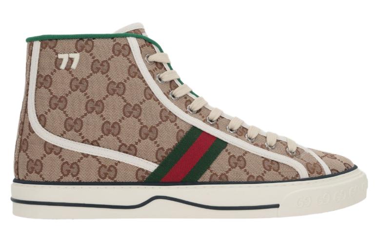 Gucci Tennis 1977 High 'Beige Ebony' купить в интернет-магазине Yoocart с быстрой доставкой по России.