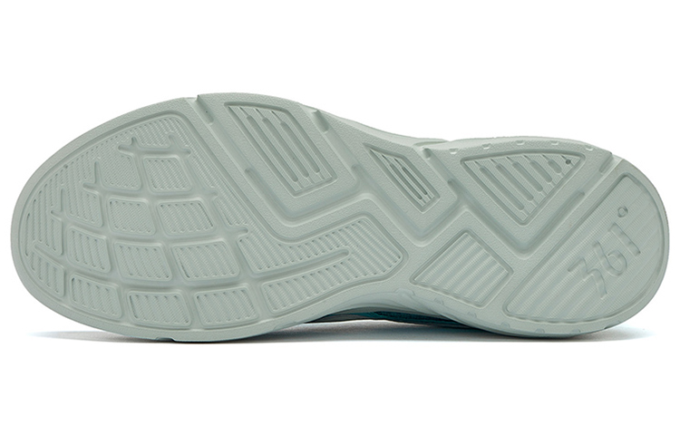 361° Slip Resistant, Abrasion Resistant, Breathable, Lightweight Low Top Running Shoes Men's Gray Green