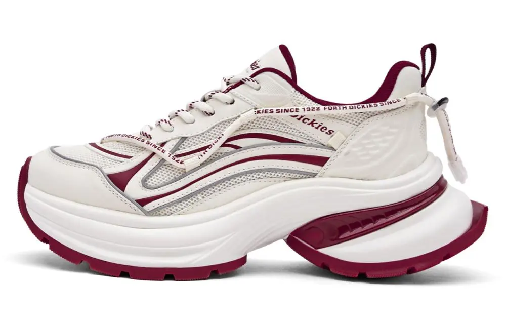 Dickies Low-Top Chunky Sneakers Women's Beige Red