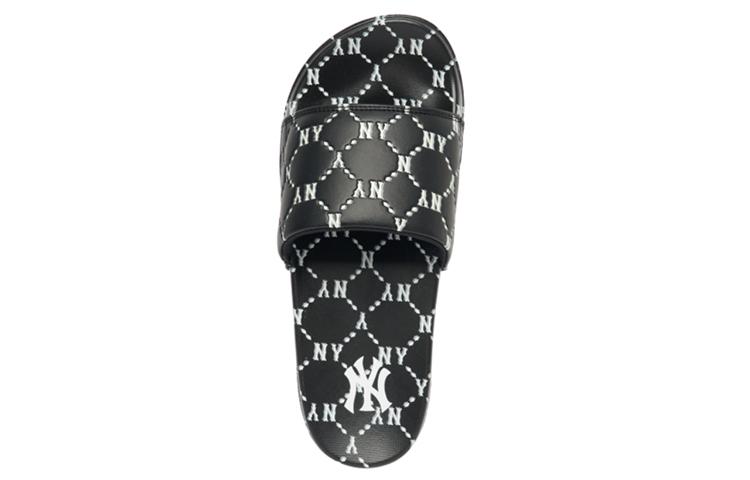 MLB Slipper Slip-Resistant Abrasion-Resistant Slide Slippers Unisex Black