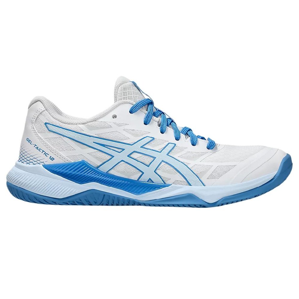 Asics Gel Tactic 12 White Light Blue Women's