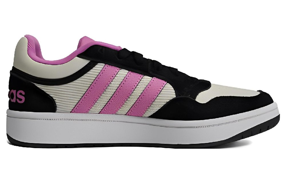 Adidas Hoops 3.0 Lifestyle Shoes 'Black White Pink' Women's