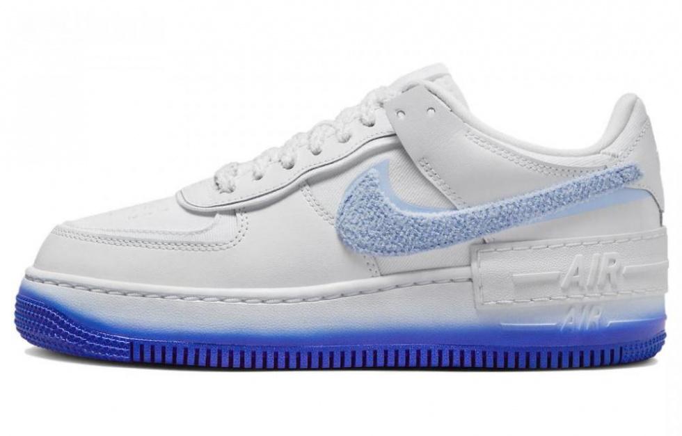 Nike Air Force 1 Low Shadow Chenille Swoosh Blue Tint Women's