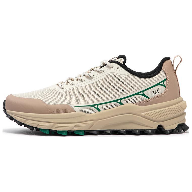 361° Wear-Resistant Low-Top Running Shoes Men's Beige Umber