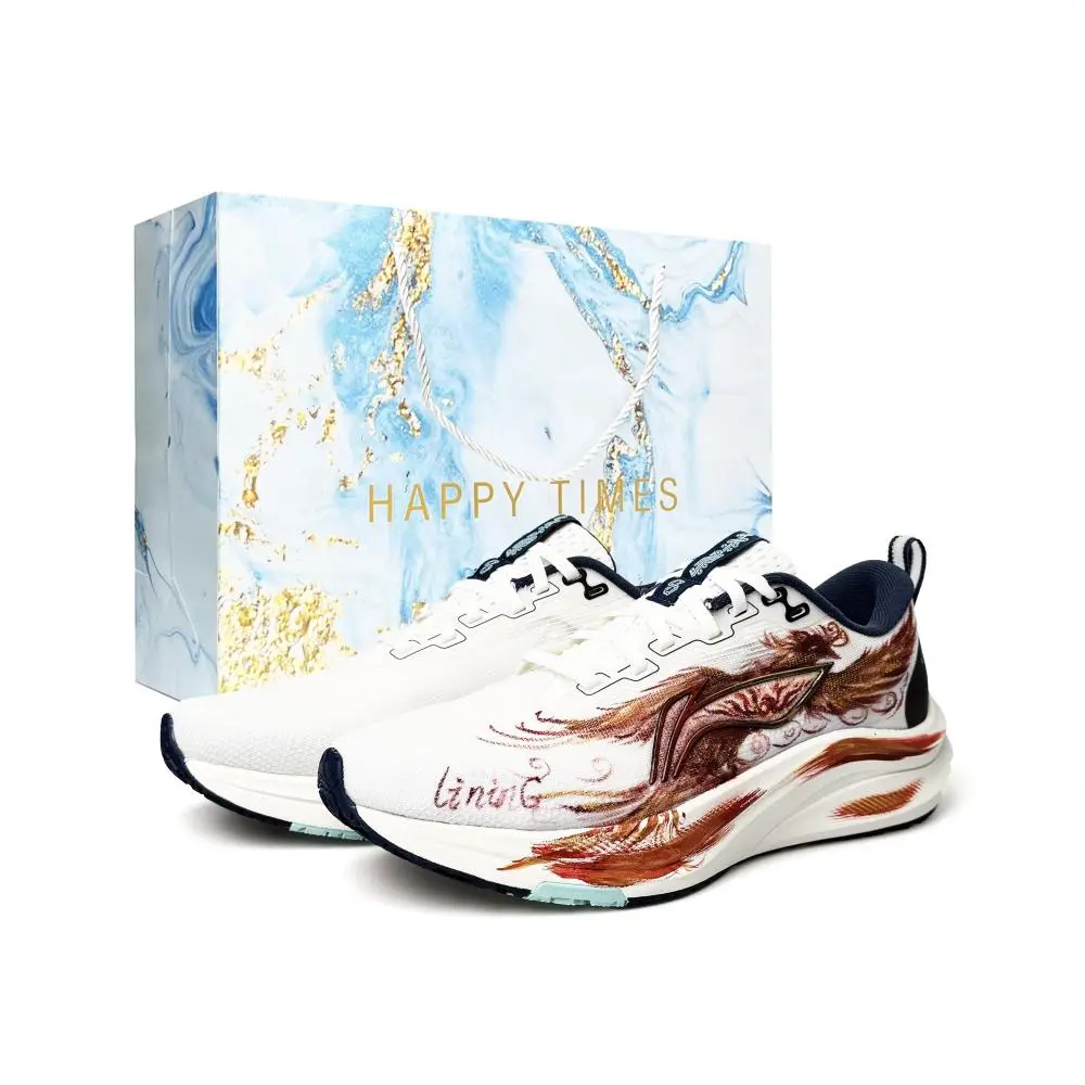 LINING Red Hare 8 Running Shoes Men's Low top Red/Gold