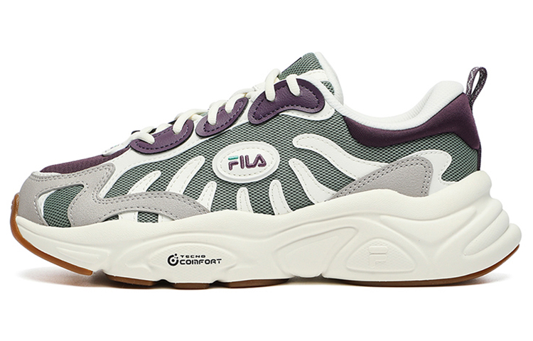 FILA Keppler Cushioning Anti-Slip And Wear-Resistant Low-Top Casual Shoes Women's Gray