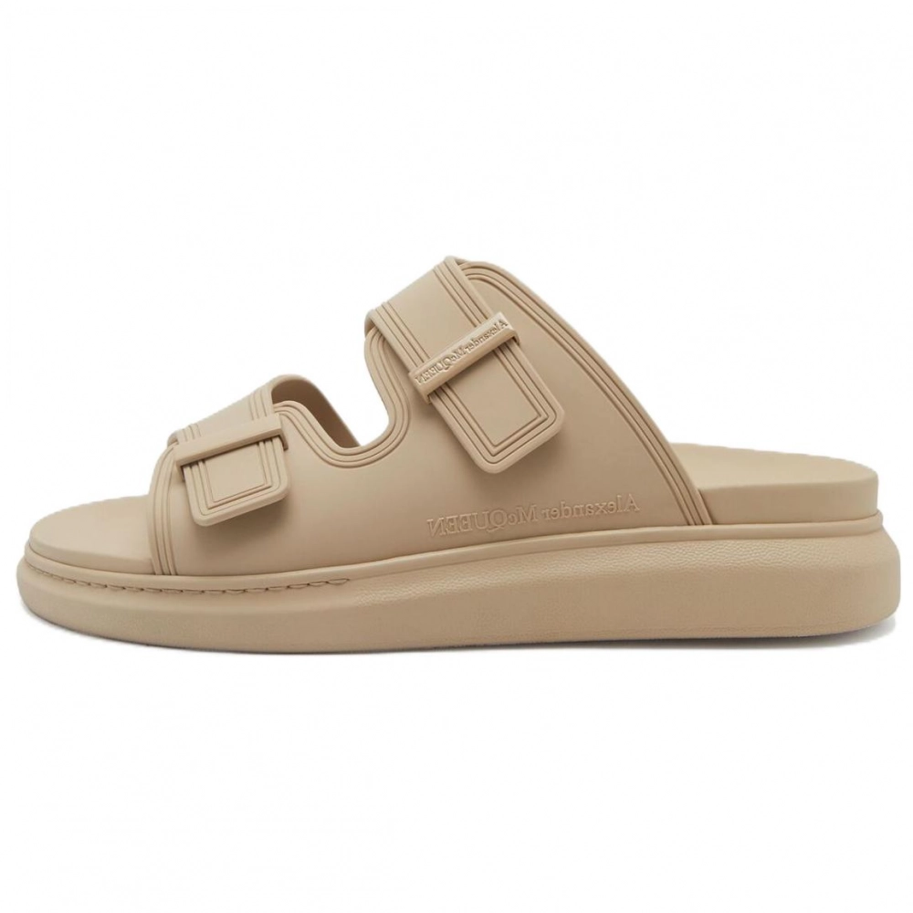 Alexander McQueen Hybrid Slide Slippers Men's Light Umber