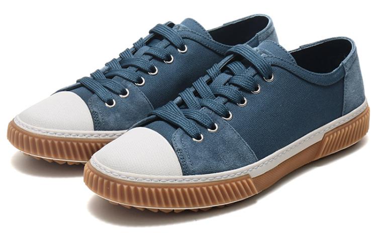 PRADA Low Top Stylish Skateboarding Shoes Men's Interstellar Blue купить в интернет-магазине Yoocart с быстрой доставкой по России.