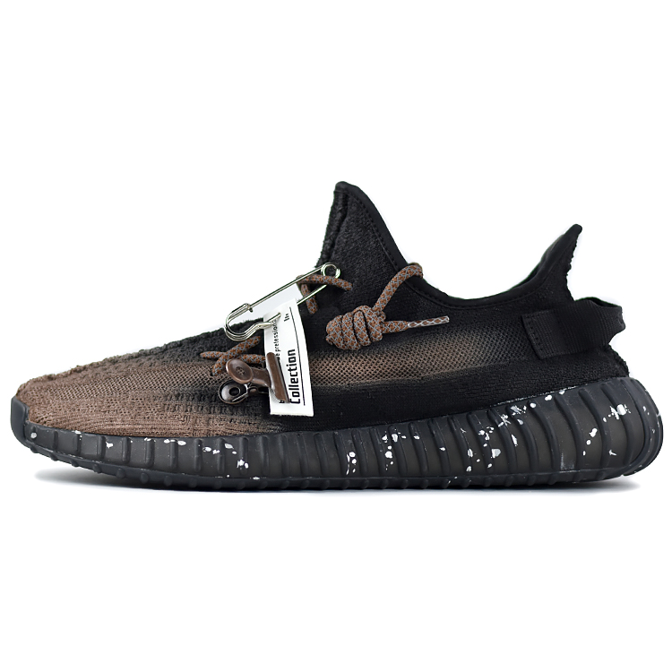 Adidas Originals Yeezy Boost 350 V2 Low Top Casual Shoes Unisex Black Brown