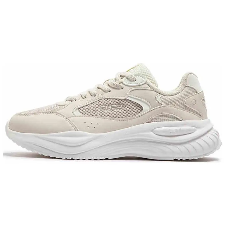 361° Wear-resistant And Lightweight Low-Top Casual Shoes Women's White