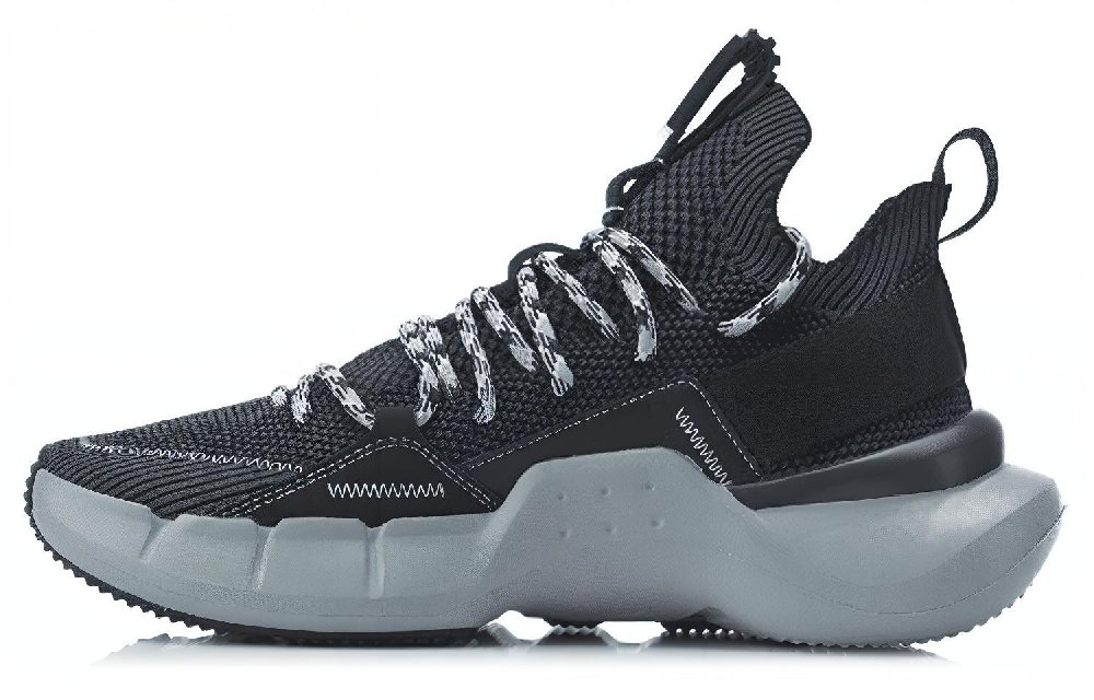 LiNing Mid Top Basketball Shoes Women's Black