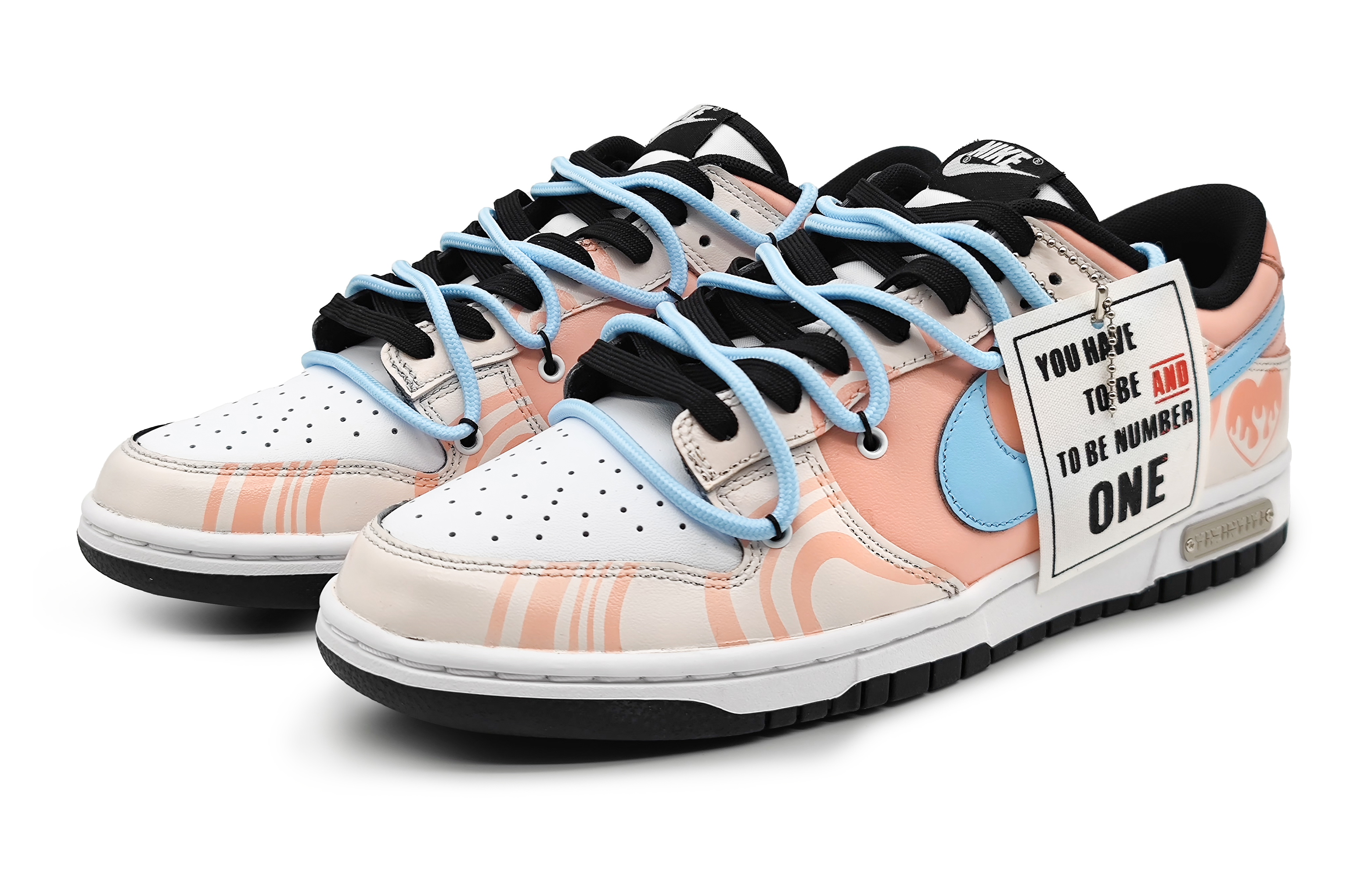 Nike Dunk Skateboard Shoes Women's Low-Top Orange/Black/White купить в интернет-магазине Yoocart с быстрой доставкой по России.