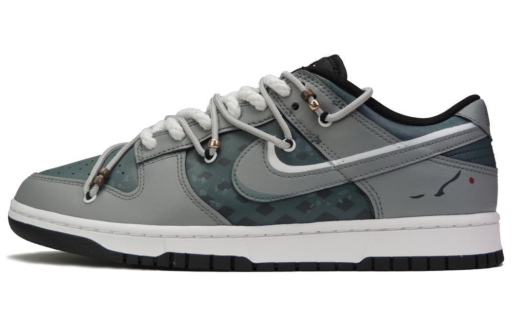 Nike Dunk Goose Return Slip-Resistant Low-Top Skateboard Shoes Men's Slate Gray