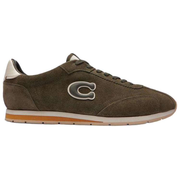 COACH Low top Casual Shoes Men's Olive Green
