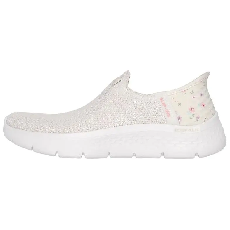 Skechers Go Walk Fle Low top Casual Shoes Women's Ecru