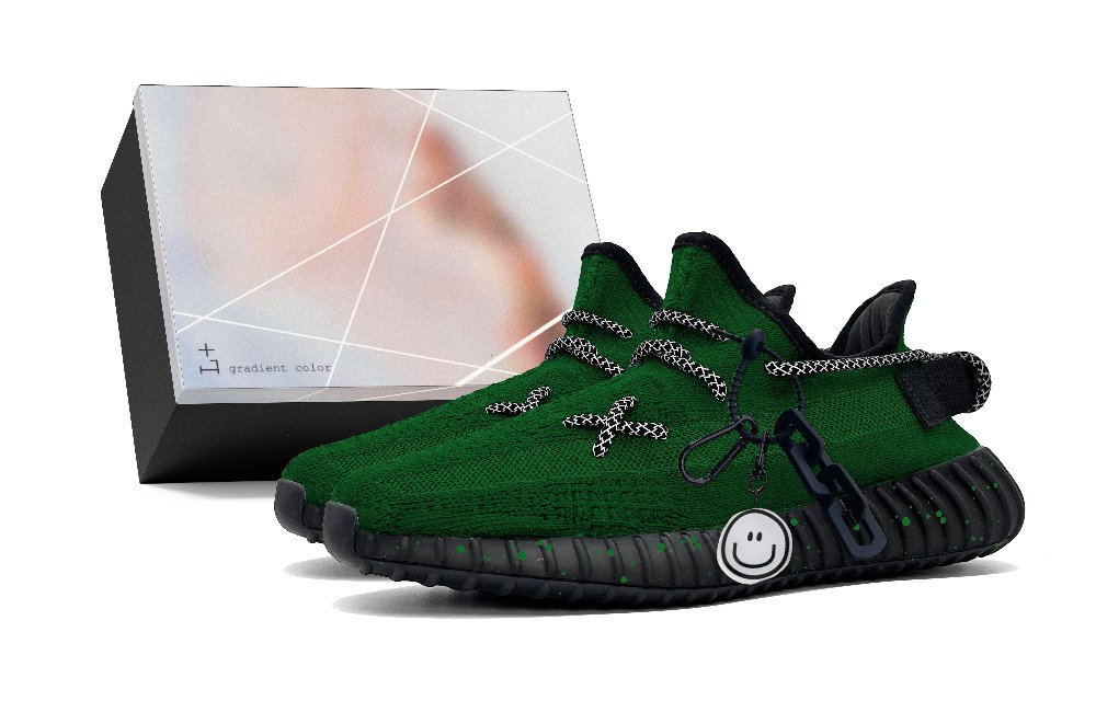 Adidas Originals Yeezy Boost 350 V2 Low top Casual Shoes Unisex Green