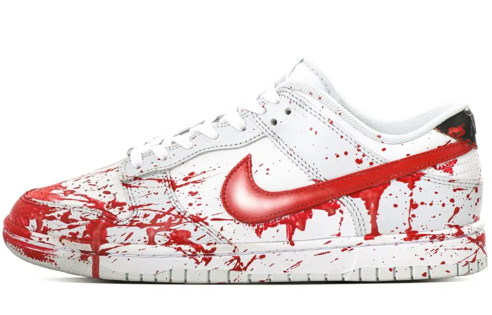 Nike Dunk Low top Skateboard Shoes Unisex Red White