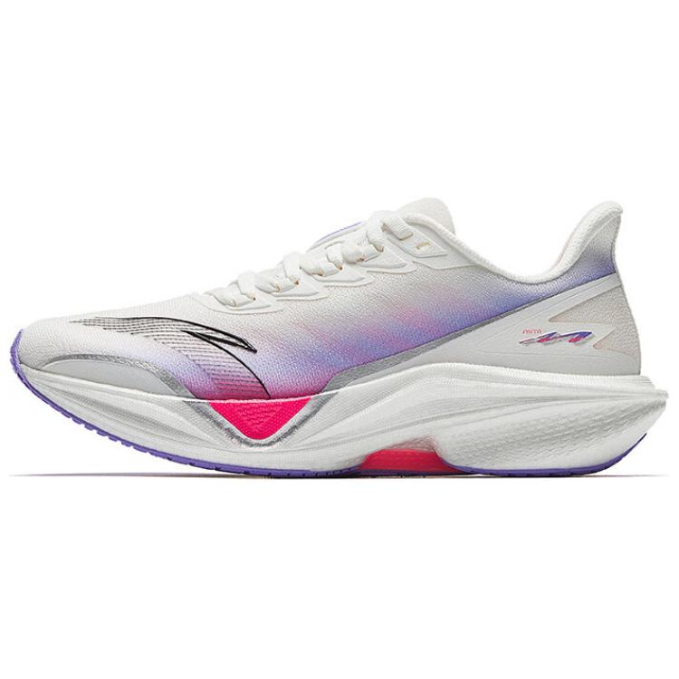 Anta Horsepower 5.0 Anti-Slip And Wear-Resistant Rebound Low-Top Training Running Shoes Women's White Purple Red