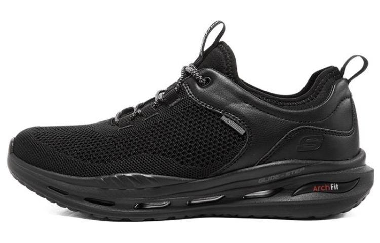 Skechers Arch Fit Orvan Low Top Running Shoes Men's Black