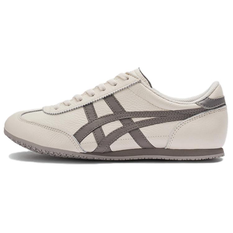 Onitsuka Tiger Machu Racer Anti-Slip Wear-Resistant Low-Top Casual Shoes Unisex White Gray