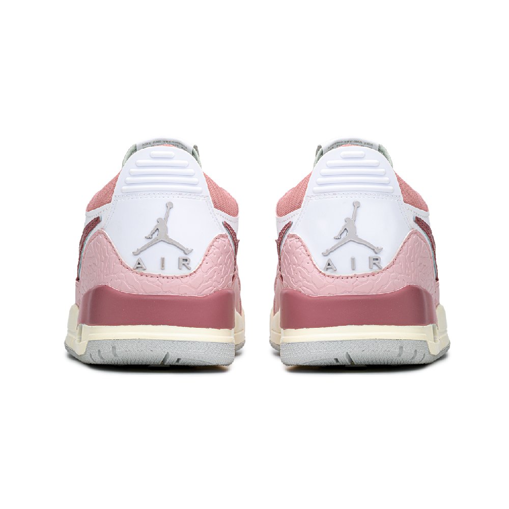 Jordan Legacy 312 Low Top Vintage Basketball Shoes Women's Dark Pink GS