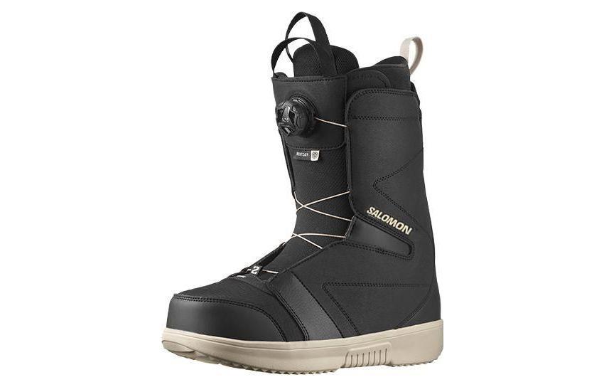 SALOMON Warm Cushioning Knee-High Snow Boots Men's Black