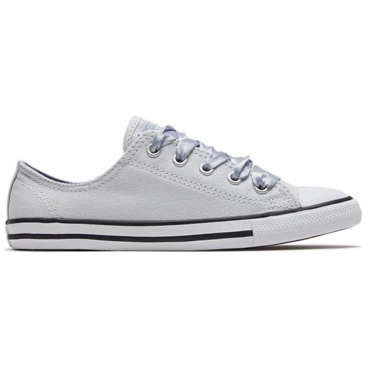 Converse Anti-Slip Wear-Resistant Low-Top Canvas Shoes Women's Gray