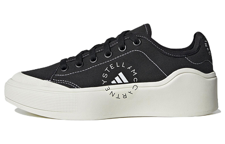 Adidas By Stella McCartney Court Shoes 'Core Black Off White' Women's