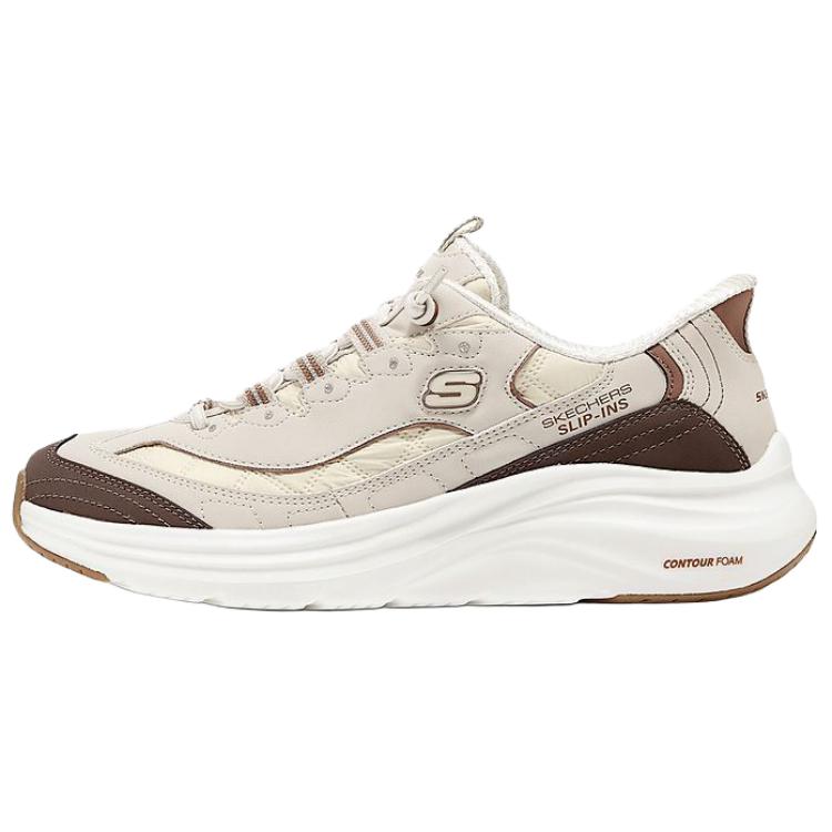 Skechers SPORT WOMENS Abrasion Resistant Low Top Casual Shoes Women's Natural