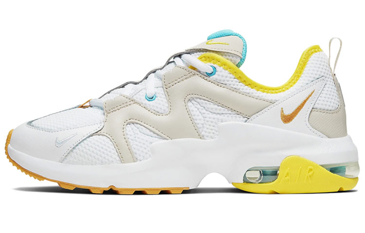 Nike Air Max Graviton Cushioned Slip Resistant Lightweight Low Top Running Shoes Women's Yellow Amber